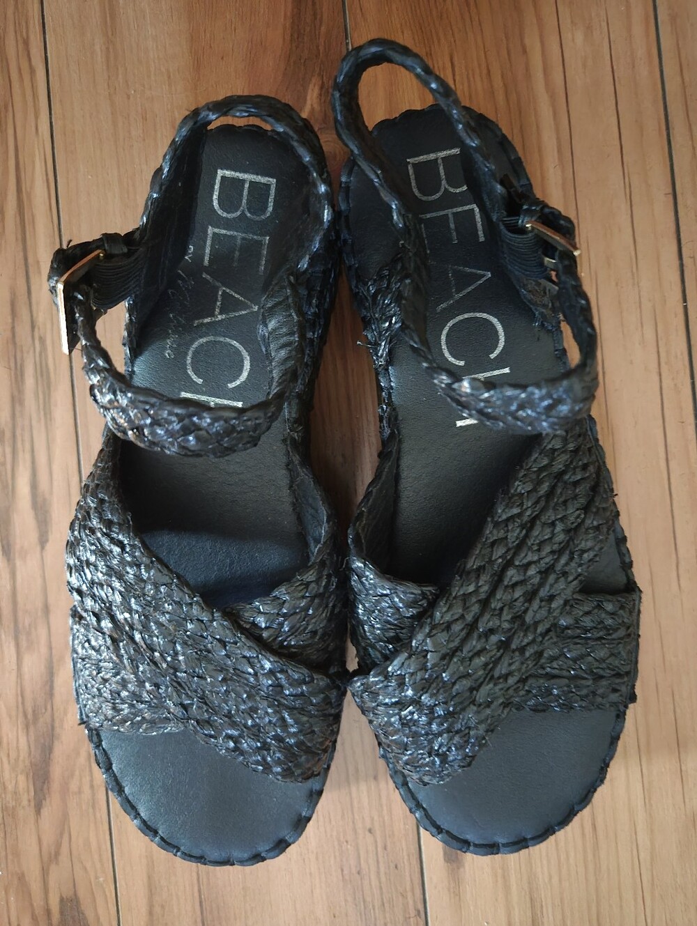 Beach by Matisse Reflection Woven Raffia Platform Sandals